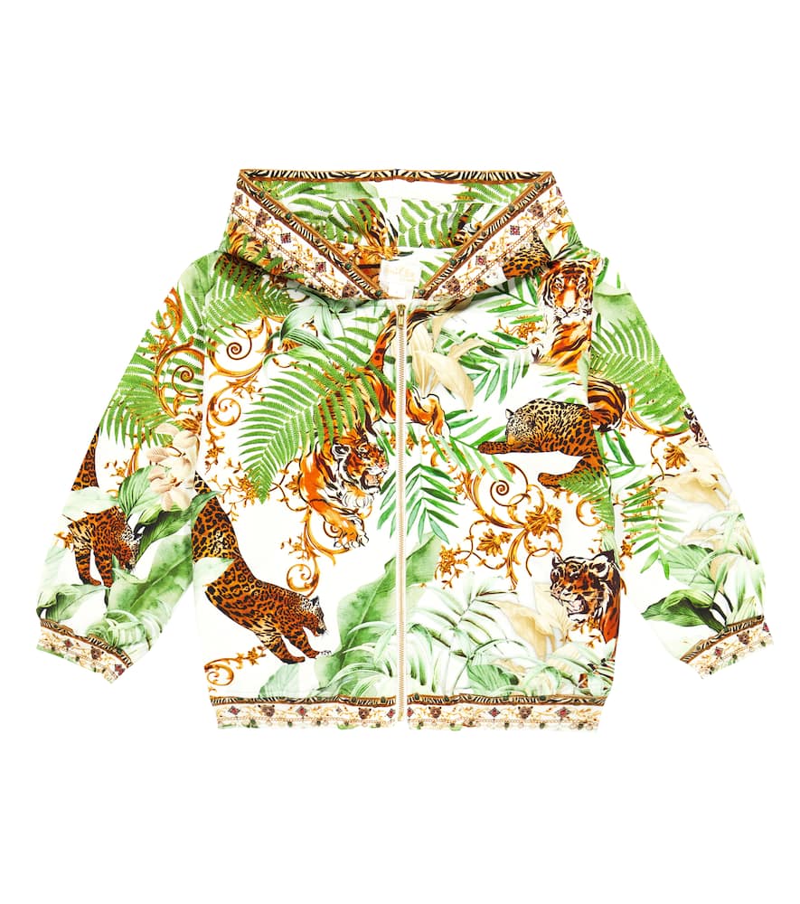 Camilla Kids Printed zip-up hoodie