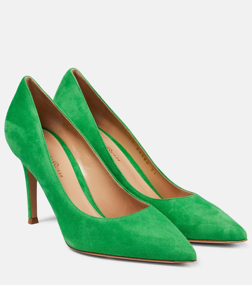Gianvito Rossi Pumps Gianvito 105 Suede In Green