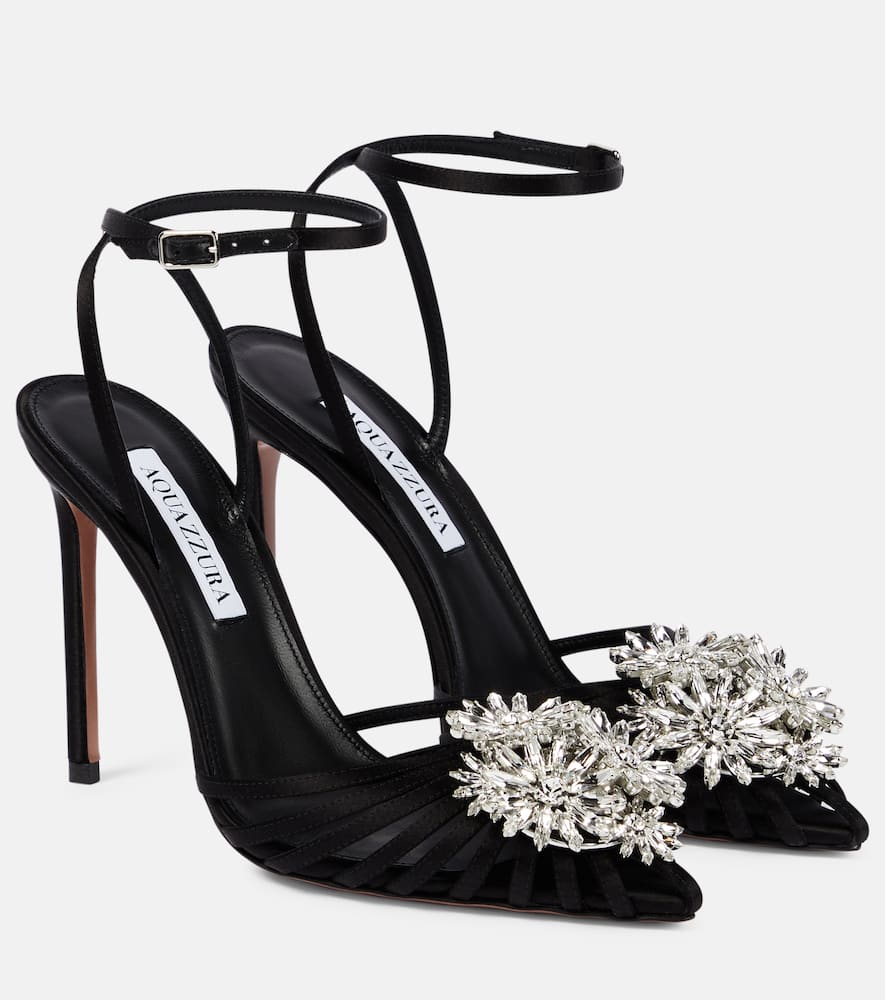 Aquazzura Crystal Margarita embellished pumps