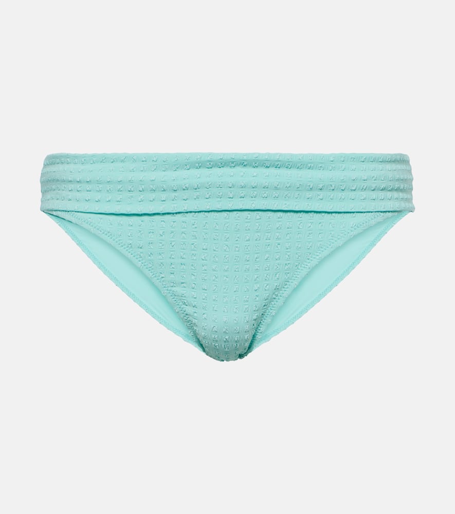 Heidi Klein Great Thatch mid-rise bikini bottoms