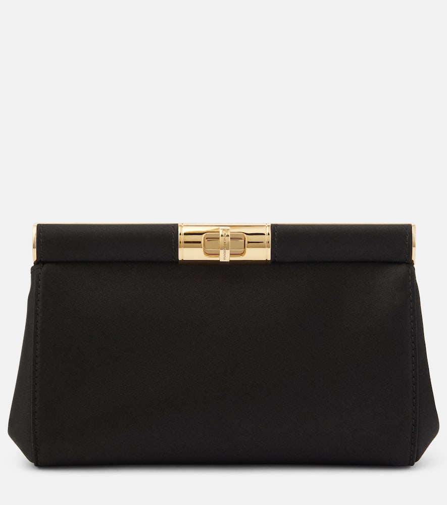 Dolce & Gabbana Marlene Small satin shoulder bag