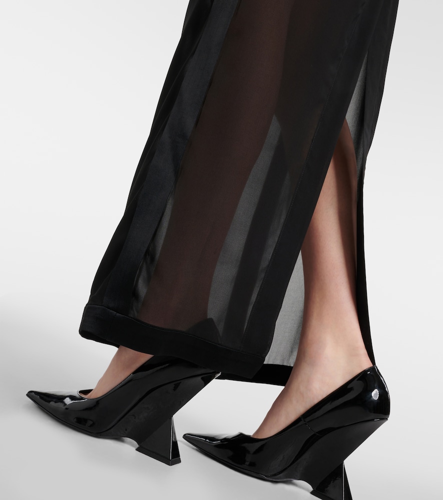  Didu Didu Mesh Maxi Skirt 