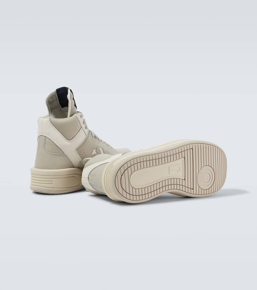 Rick Owens x Converse Turbowpn leather sneakers