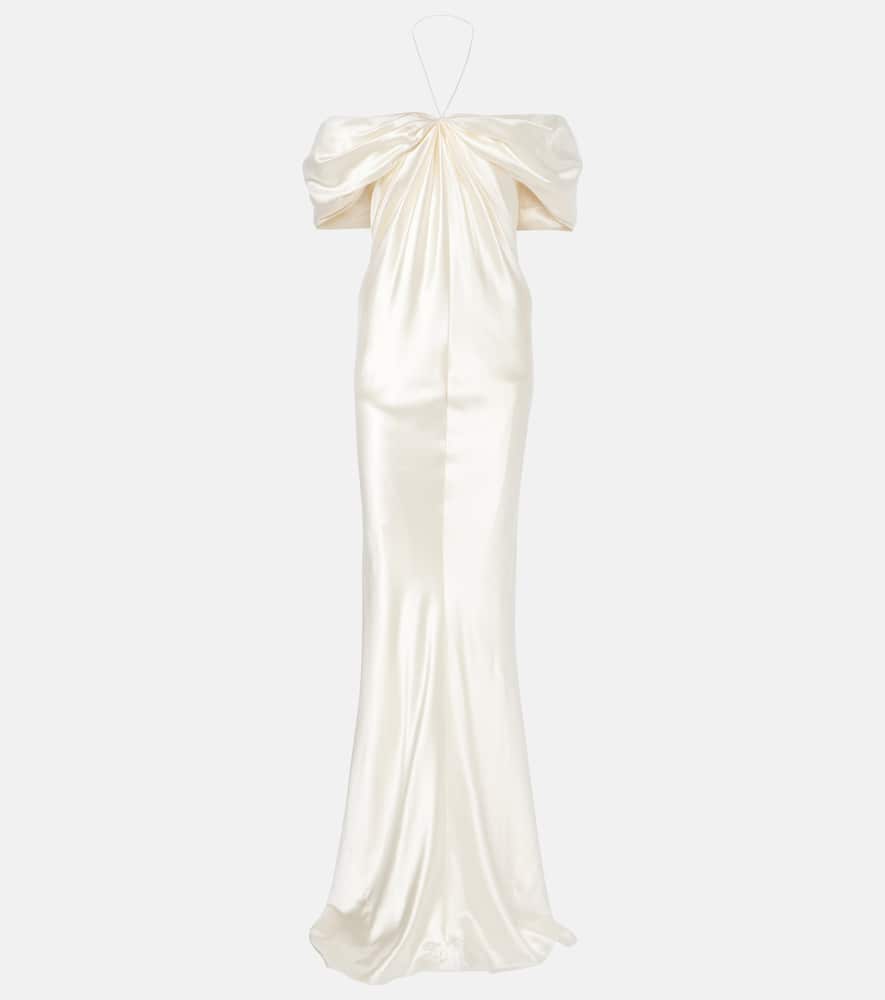 Danielle Frankel Bridal Cleo wool and silk gown