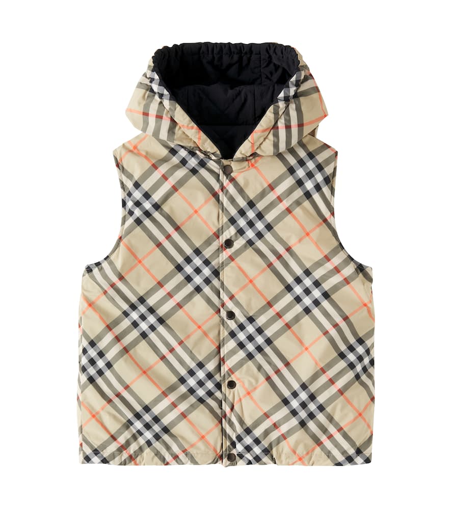 Burberry Kids Burberry Check reversible vest