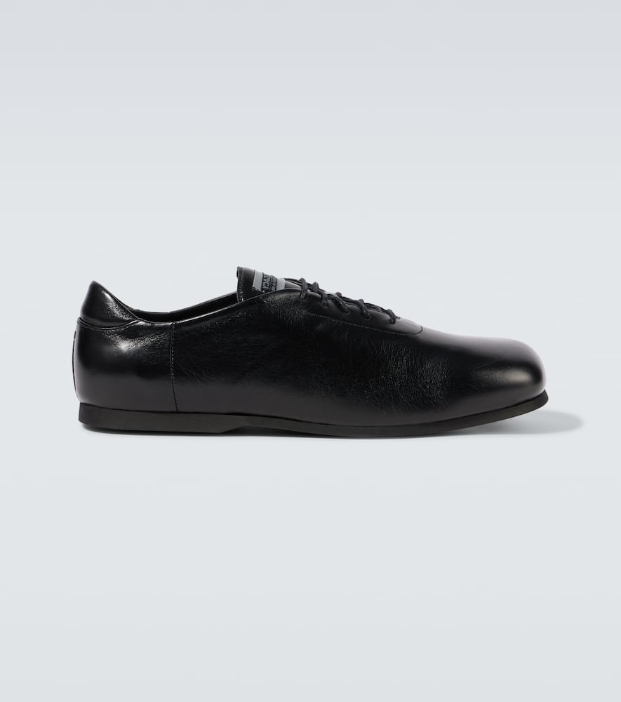 Our Legacy Sneak In Leather Sneakers In Black