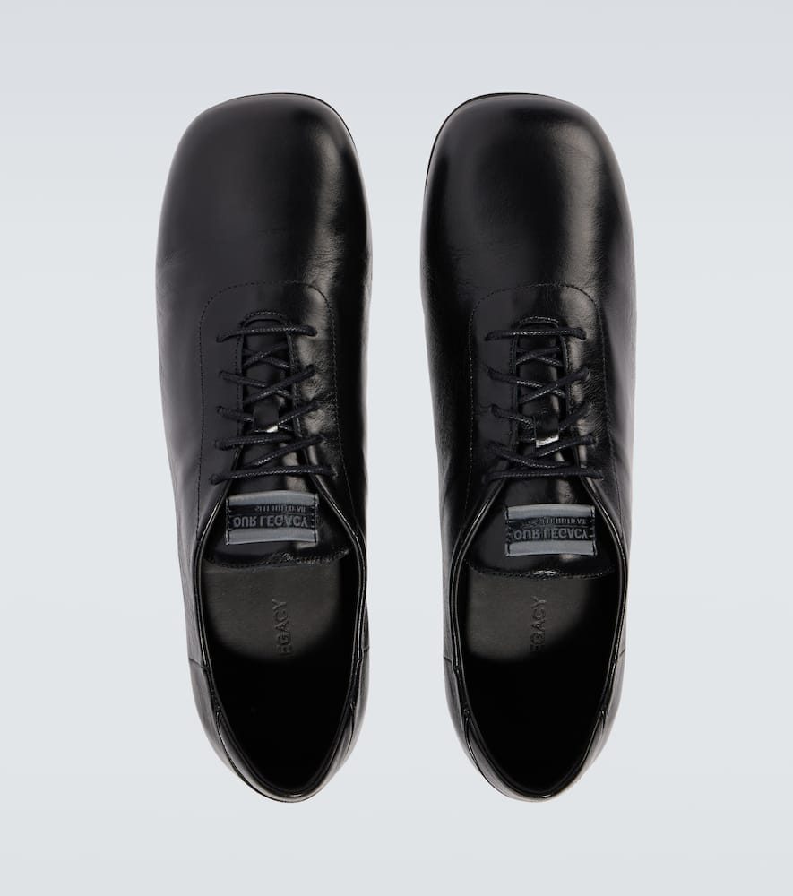 Our Legacy Sneak In Leather Sneakers In Black