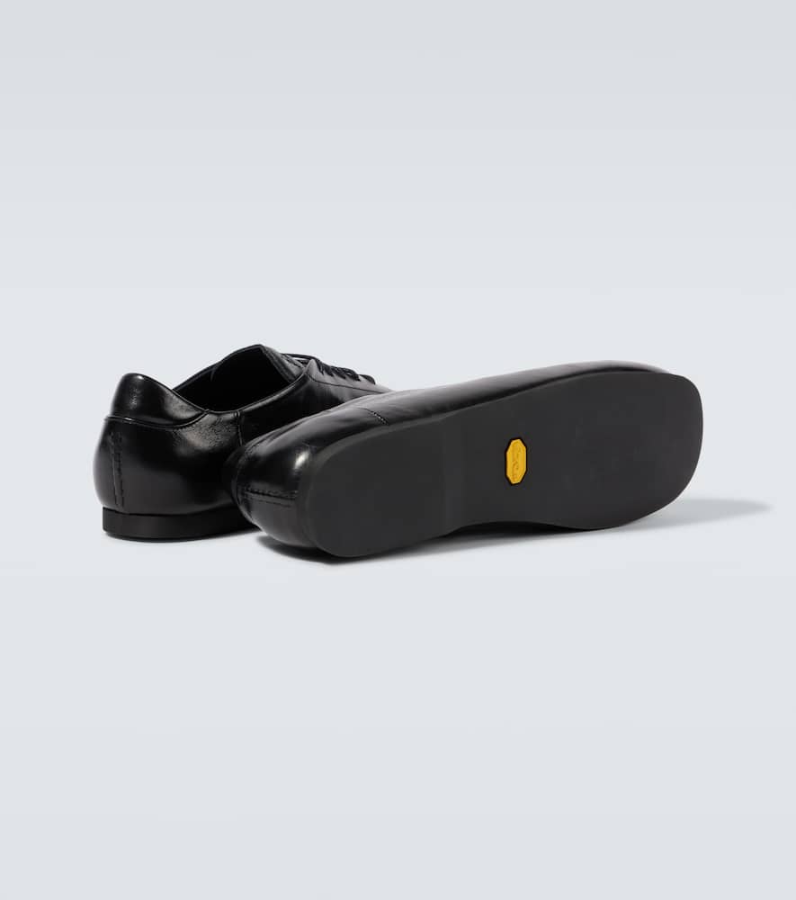 Our Legacy Sneak In Leather Sneakers In Black