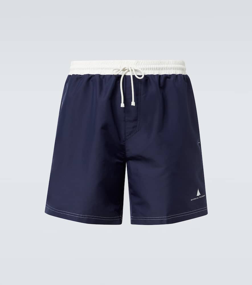 Logo swim trunks