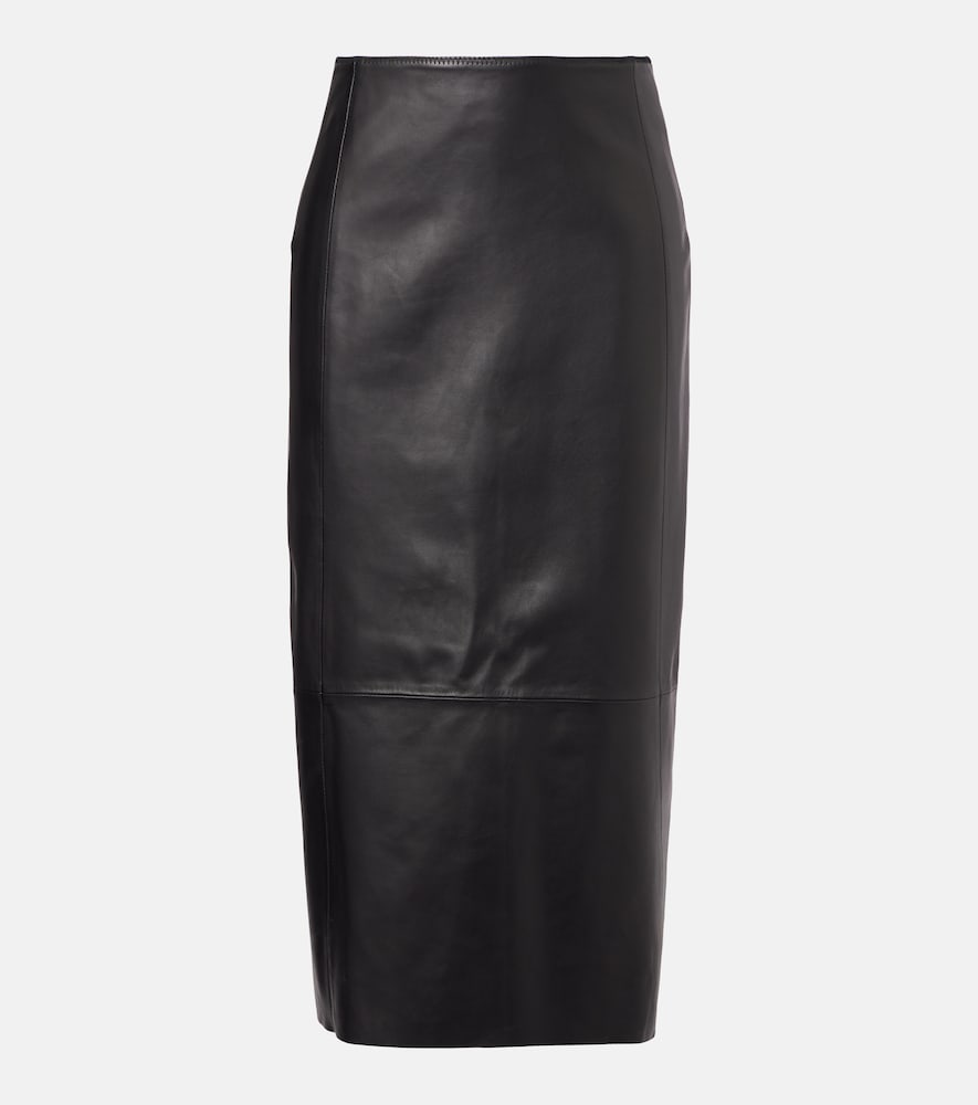 Vince Leather pencil skirt