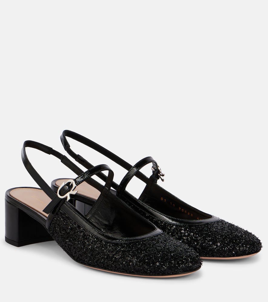 Gianvito Rossi Slingback-pumps Mit Leder