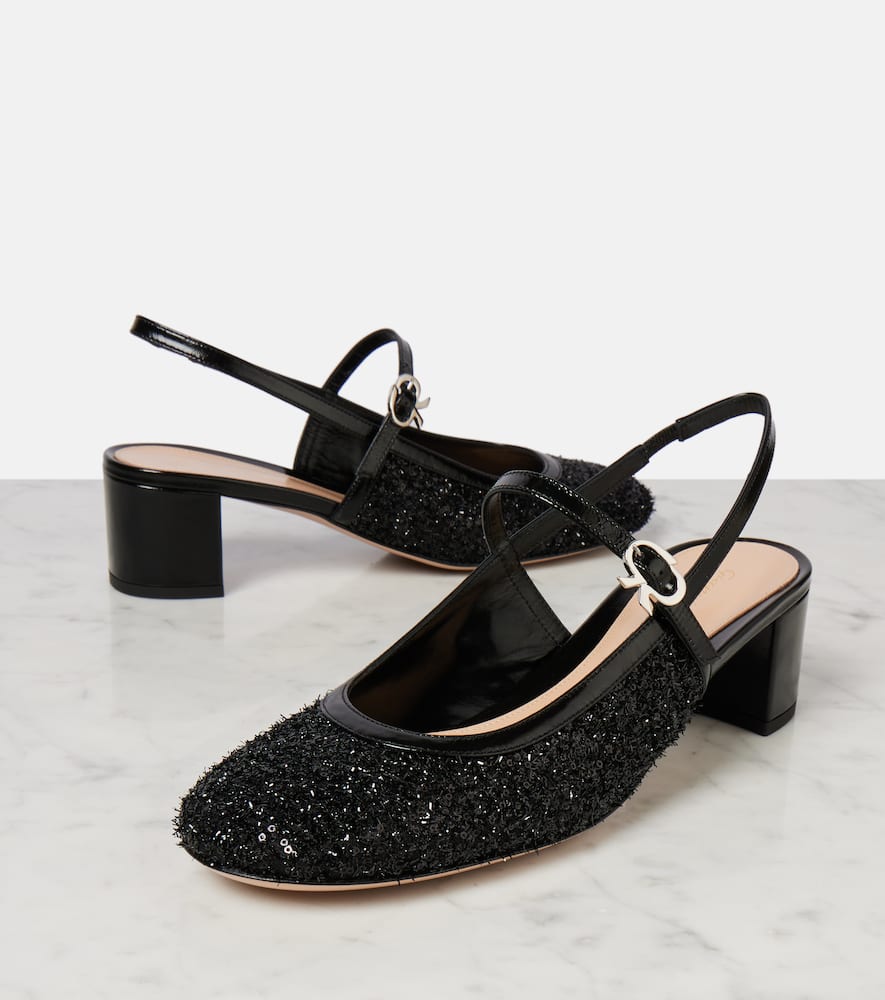 Gianvito Rossi Slingback-pumps Mit Leder