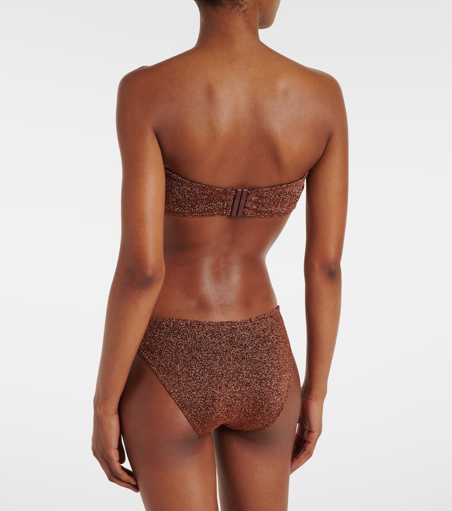 Eres Top Bikini Flamboyant In Misto Nylon Stretch Arancione Donna