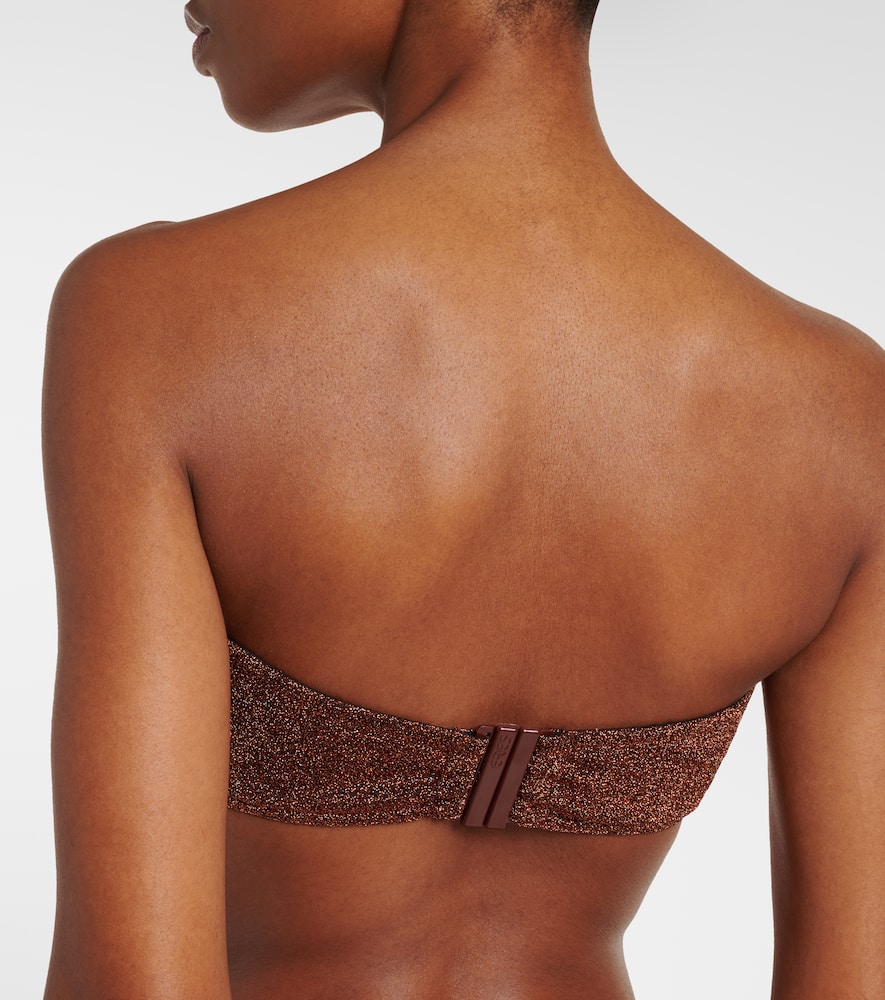Eres Top Bikini Flamboyant In Misto Nylon Stretch Arancione Donna