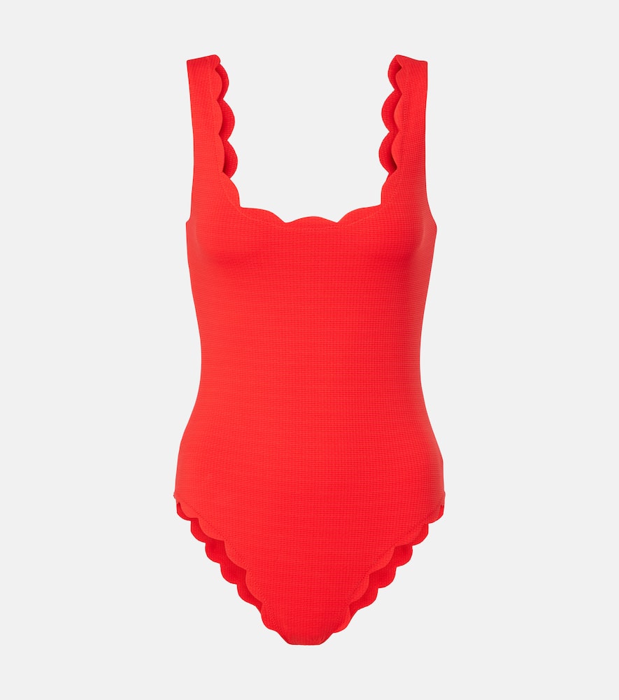 Scalloped swimsuit