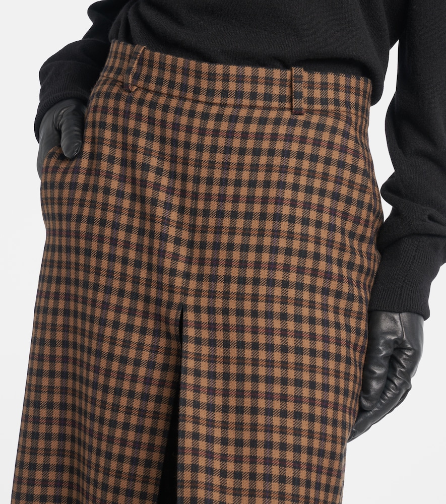  Saint Laurent Saint Laurent Mid-rise Culottes Aus Wolle 