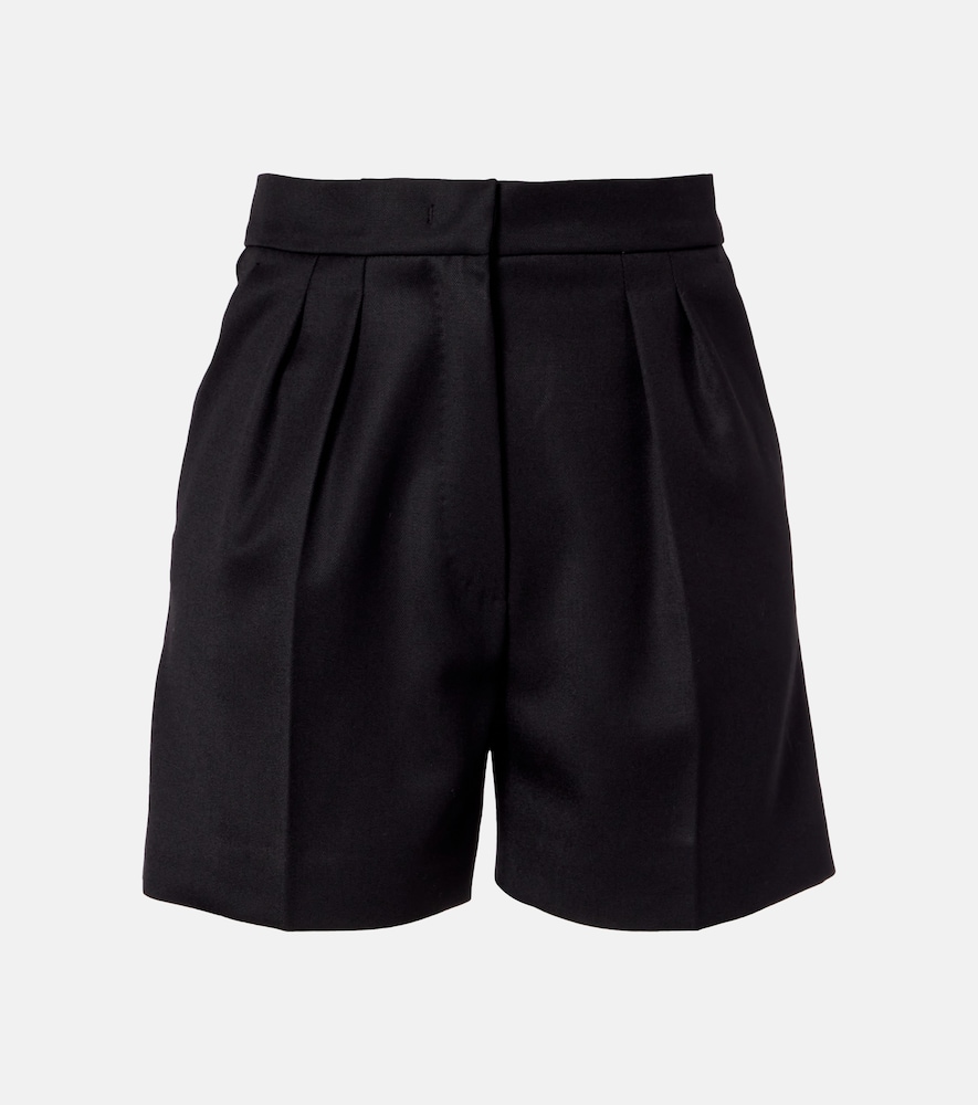 Max Mara Ozieri high-rise virgin wool shorts