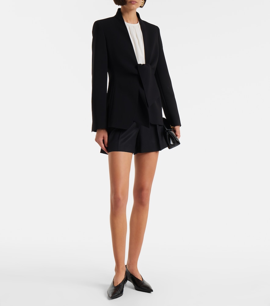 Max Mara Ozieri high-rise virgin wool shorts