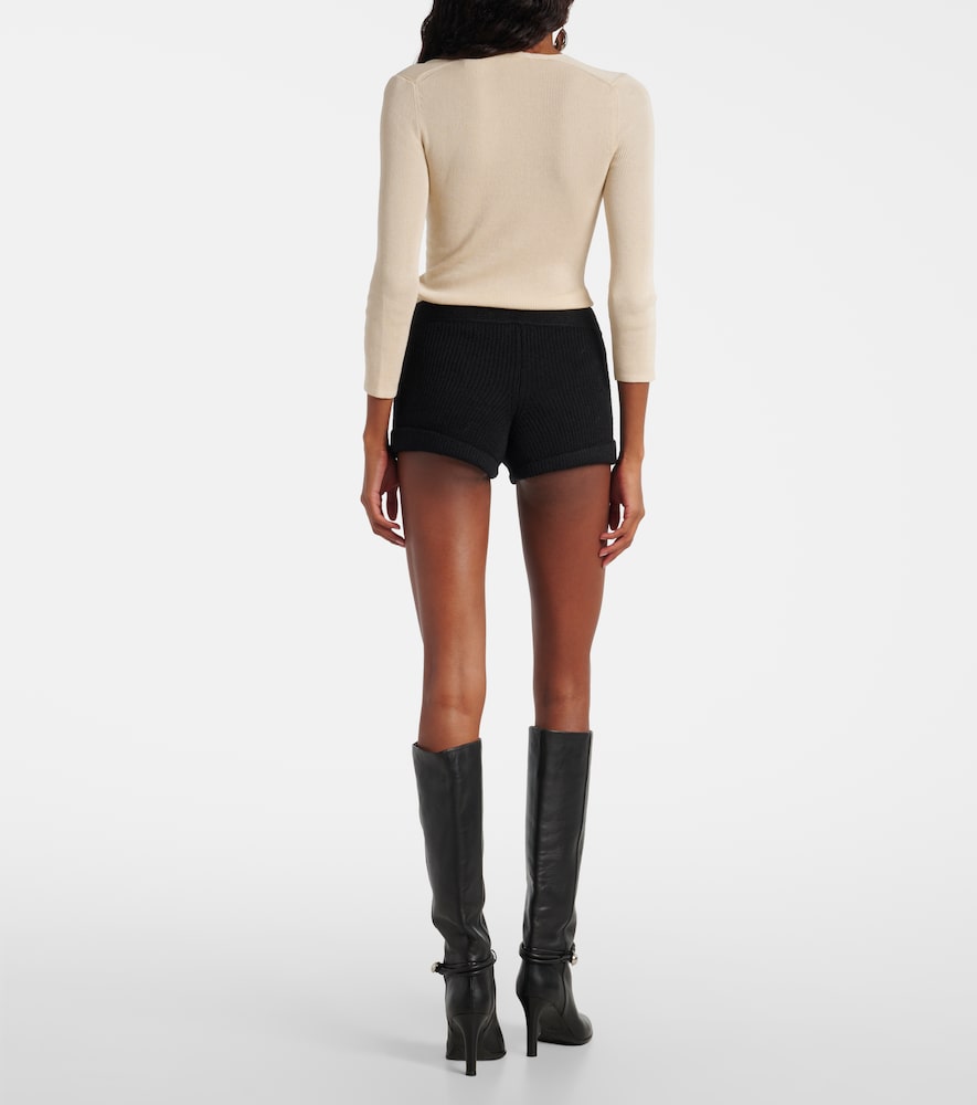 Diha Knitted Wool-Blend Shorts