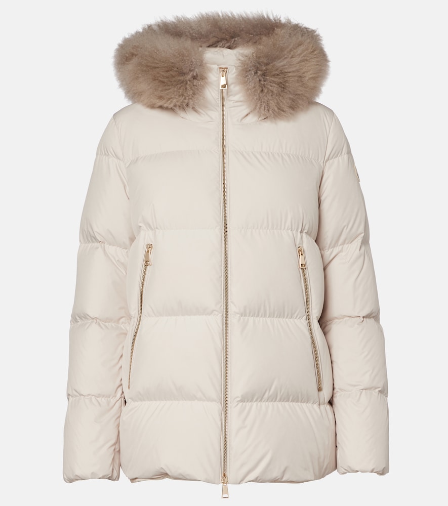 Moncler aichefur down jacket