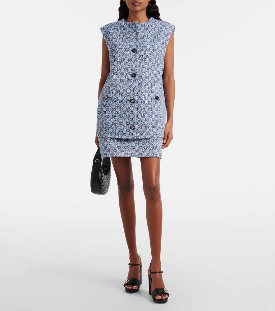 Gucci GG tweed miniskirt