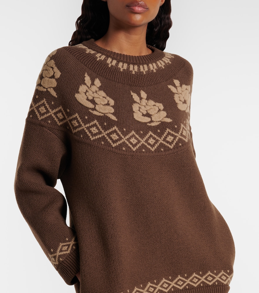  Magda Butrym Magda Butrym Pullover Aus Woll-jacquard 