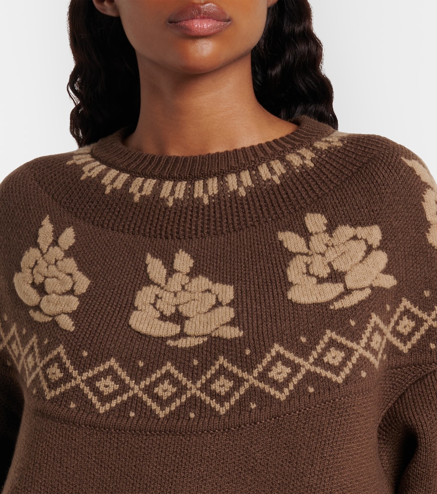 Magda Butrym Magda Butrym Pullover Aus Woll-jacquard 