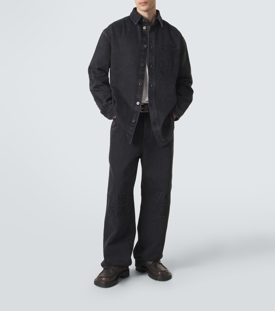  Loewe Loewe Anagram Denim Overshirt 