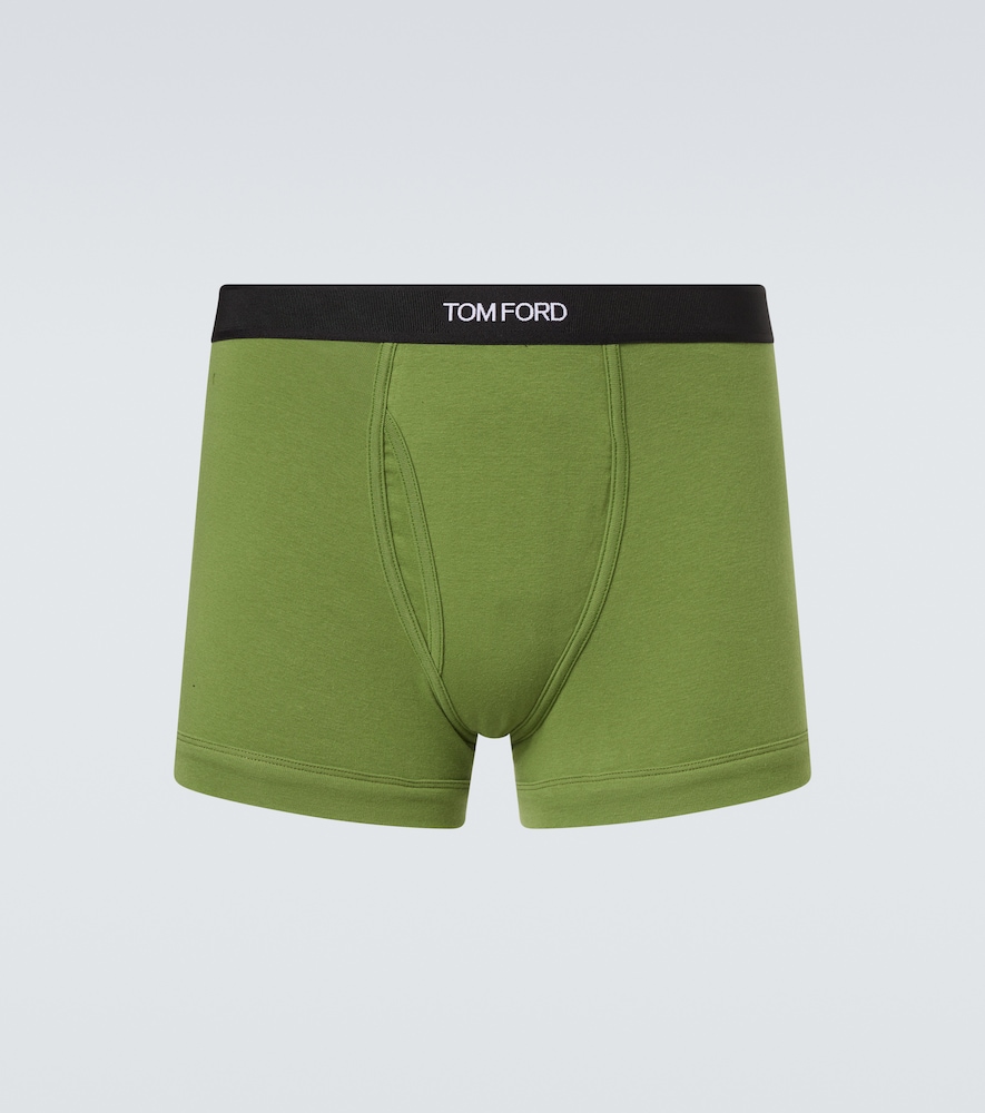 TOM FORD Tom Ford Logo cotton-blend boxer briefs　Tom Ford ロゴ コットンブレンド ボクサーブリーフ