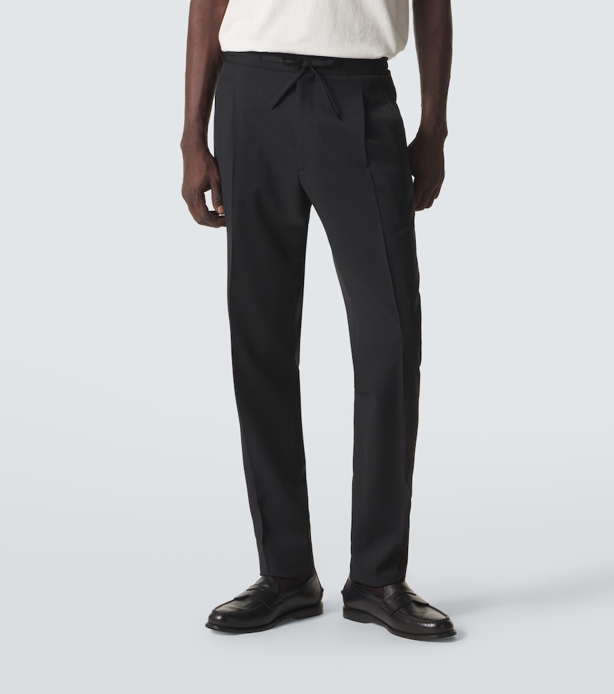  Lardini Lardini Virgin Wool Tapered Pants 