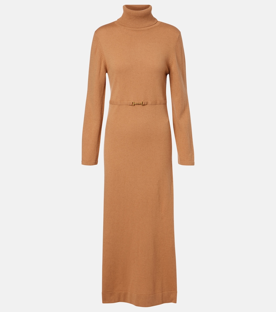 Rixo Elliette wool and cashmere midi dress