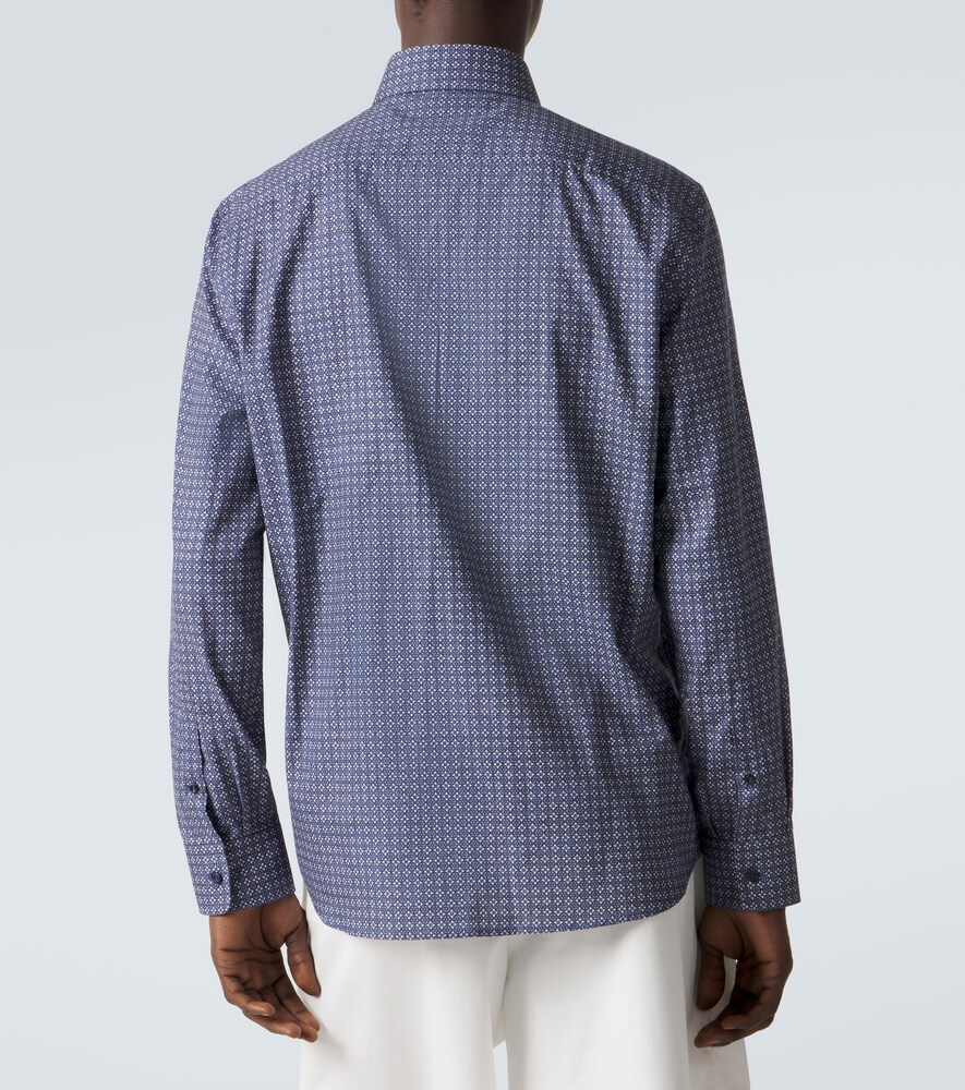  Brunello Cucinelli Brunello Cucinelli Bedrucktes Hemd Aus Baumwolle 