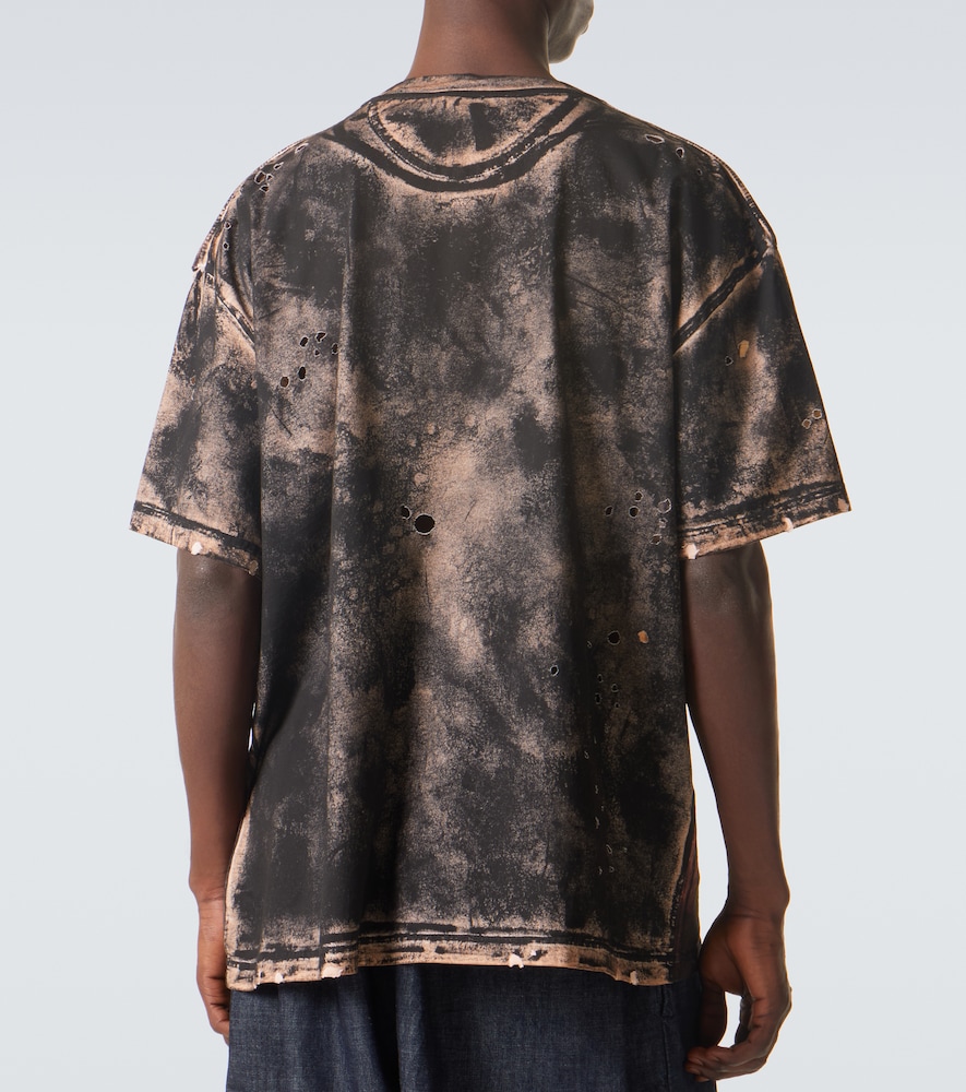  Acne Studios Acne Studios Verziertes T-shirt Aus Baumwoll-jersey 