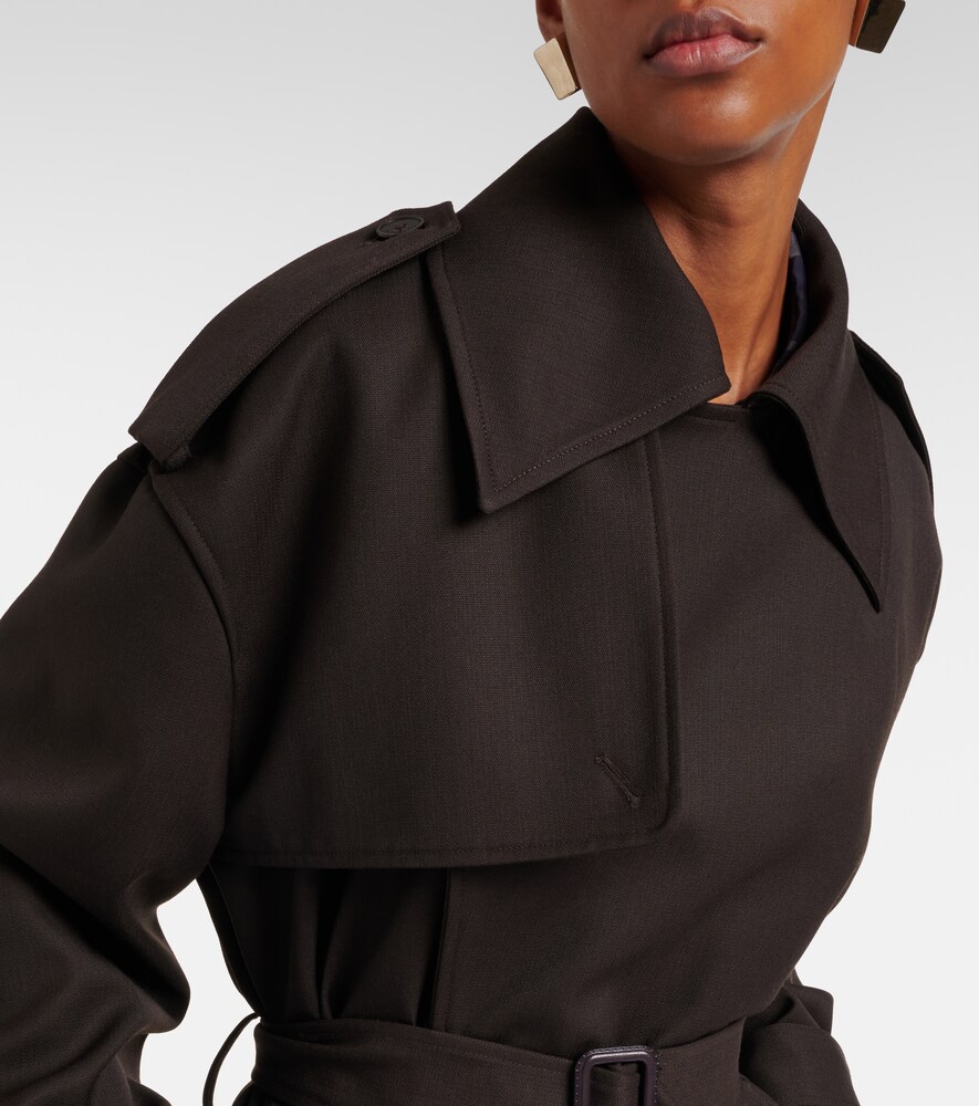 Dursley Belted Double-Breasted Trench Coat