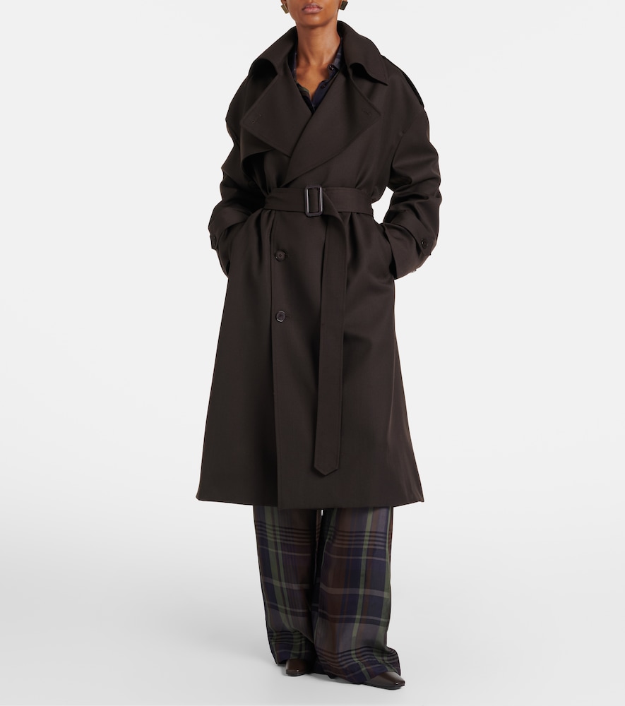 Dursley Belted Double-Breasted Trench Coat