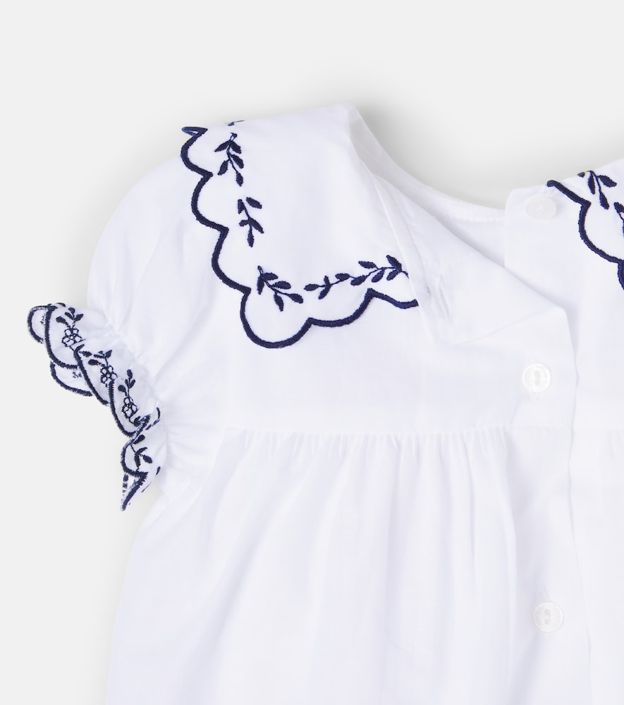  Patachou Patachou Baby Besticktes Kleid Aus Baumwolle 