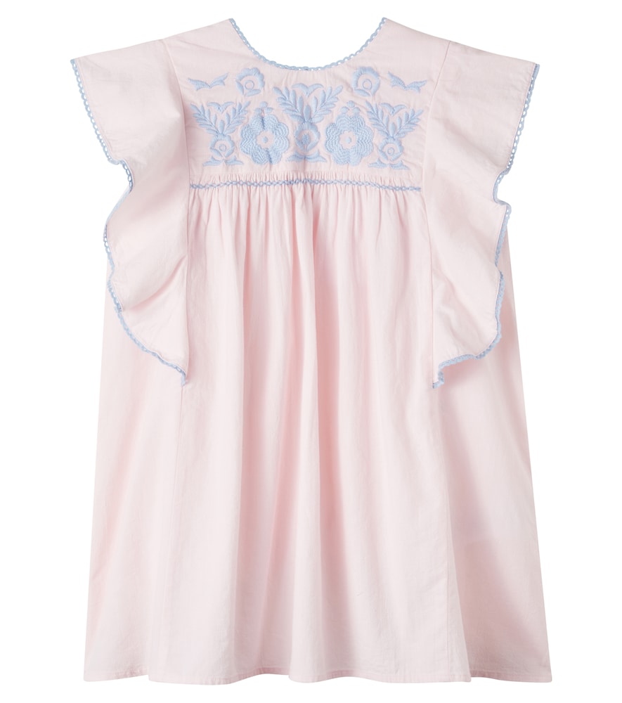 Louise Misha Taliana Embroidered Cotton Dress