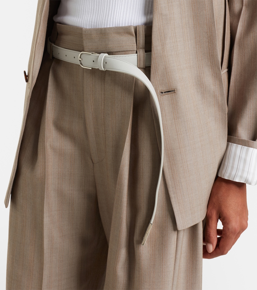  Victoria Beckham Victoria Beckham Dorian B Leather Belt 