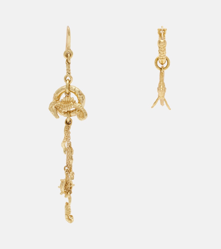 Alemais Alémais Mismatched Sea drop earrings