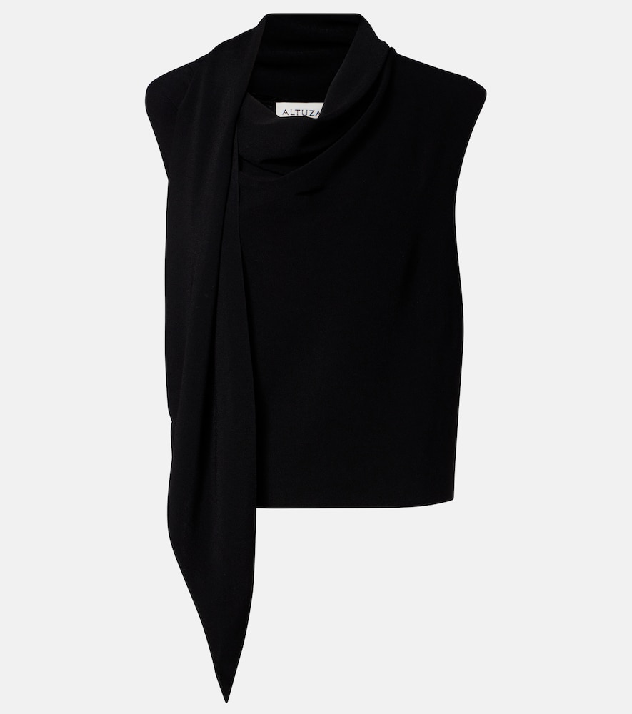 Altuzarra Tommy scarf-detail top | Thumbnail 6
