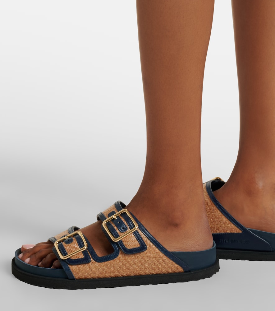 1774 Arizona Leather-Trimmed Woven Sandals