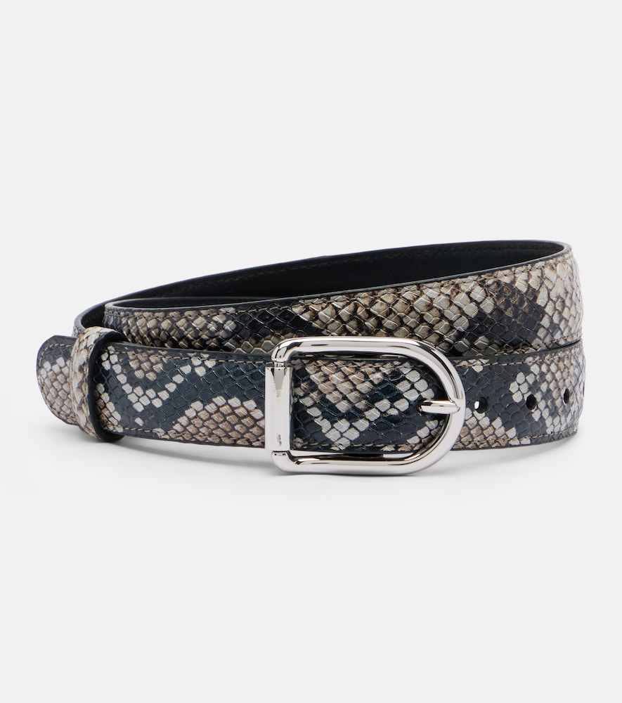 Altuzarra Snake-effect Leather Belt In Multi