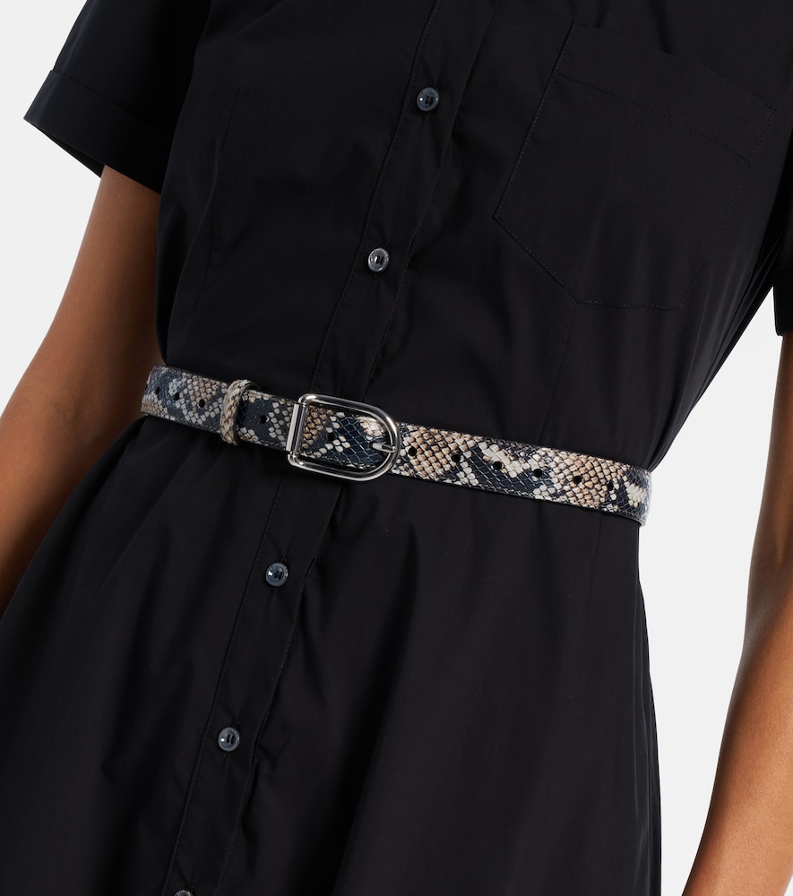 Altuzarra Snake-effect Leather Belt In Multi