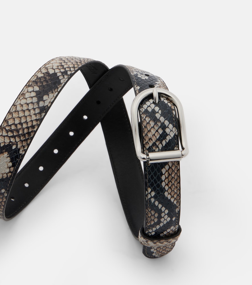 Altuzarra Snake-effect Leather Belt In Multi