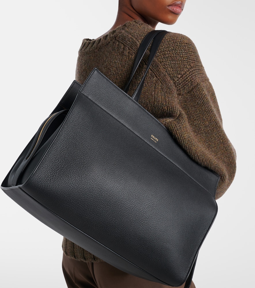 Khaite Crosby leather tote bag