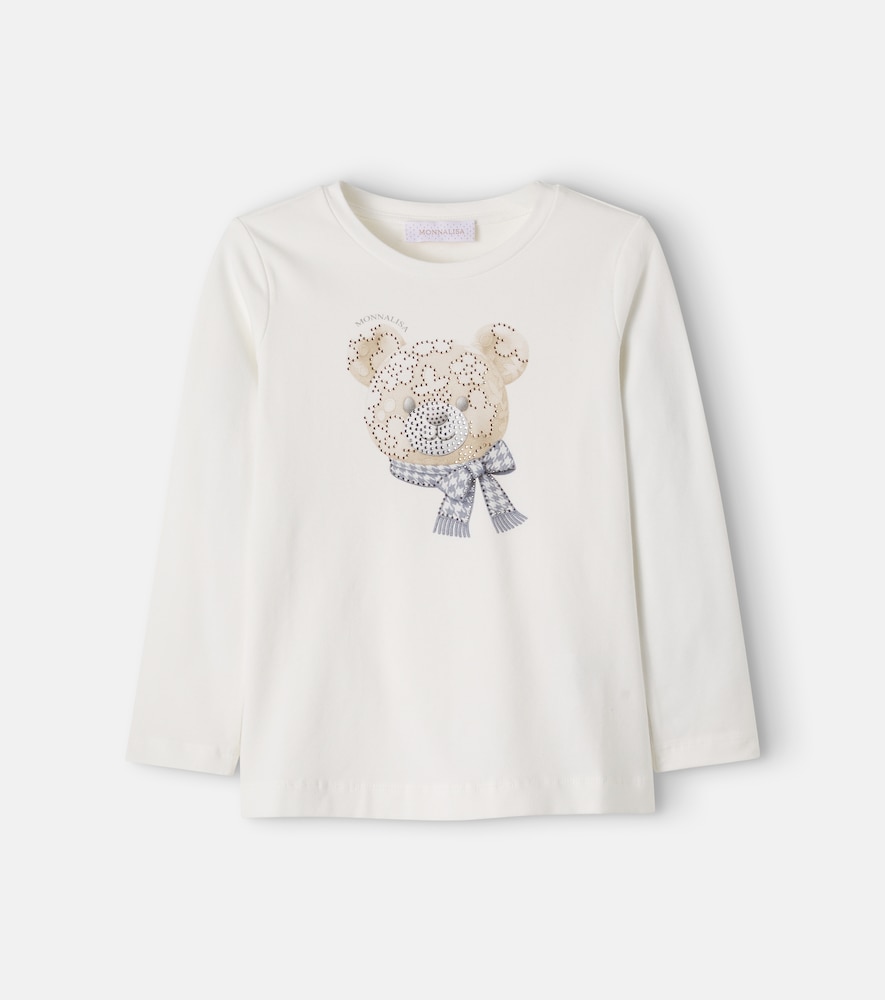 T-shirt in misto cotone con stampa