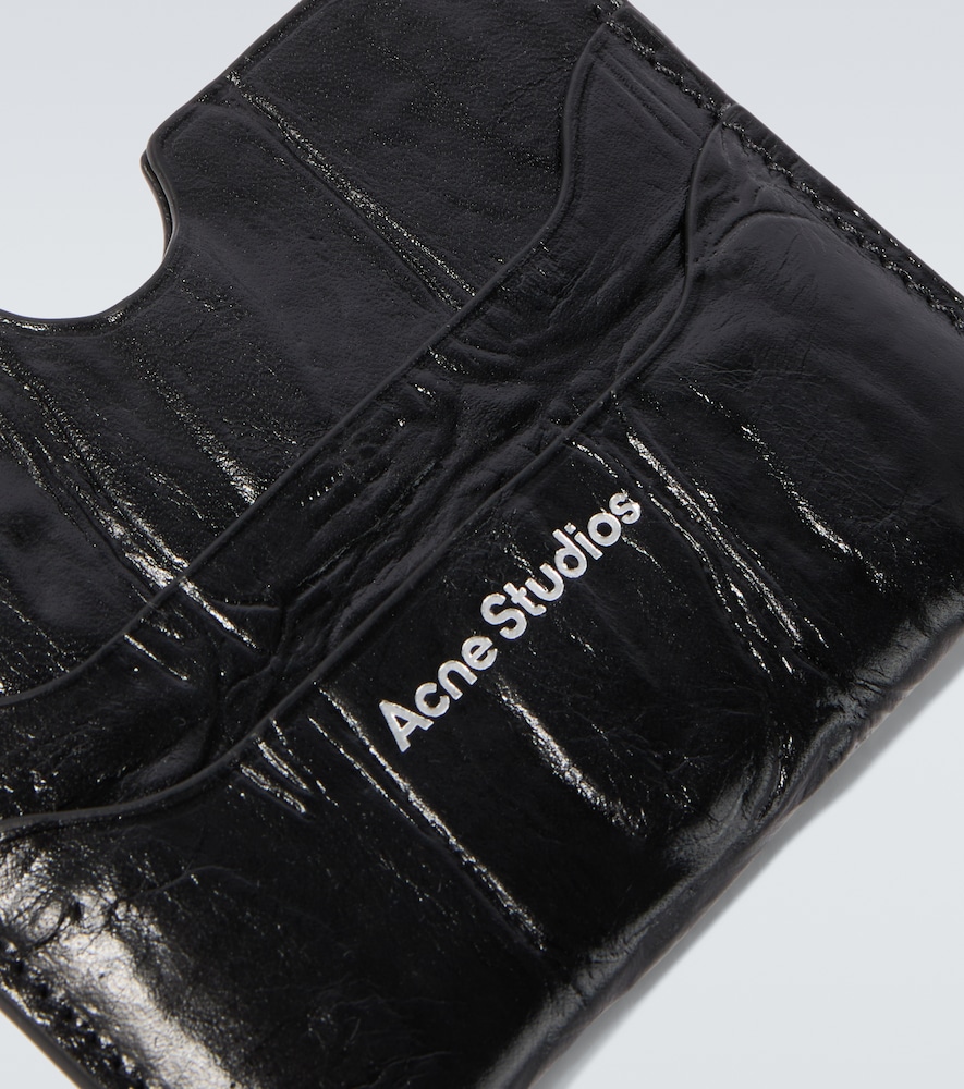  Acne Studios Acne Studios Croc-effect Leather Card Holder 