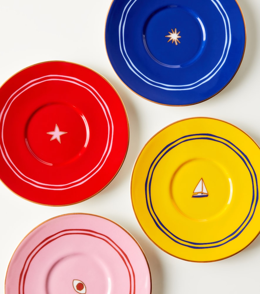  Jonathan Adler Jonathan Adler Set Playa Aus Vier Espressotassen Aus Porzellan 