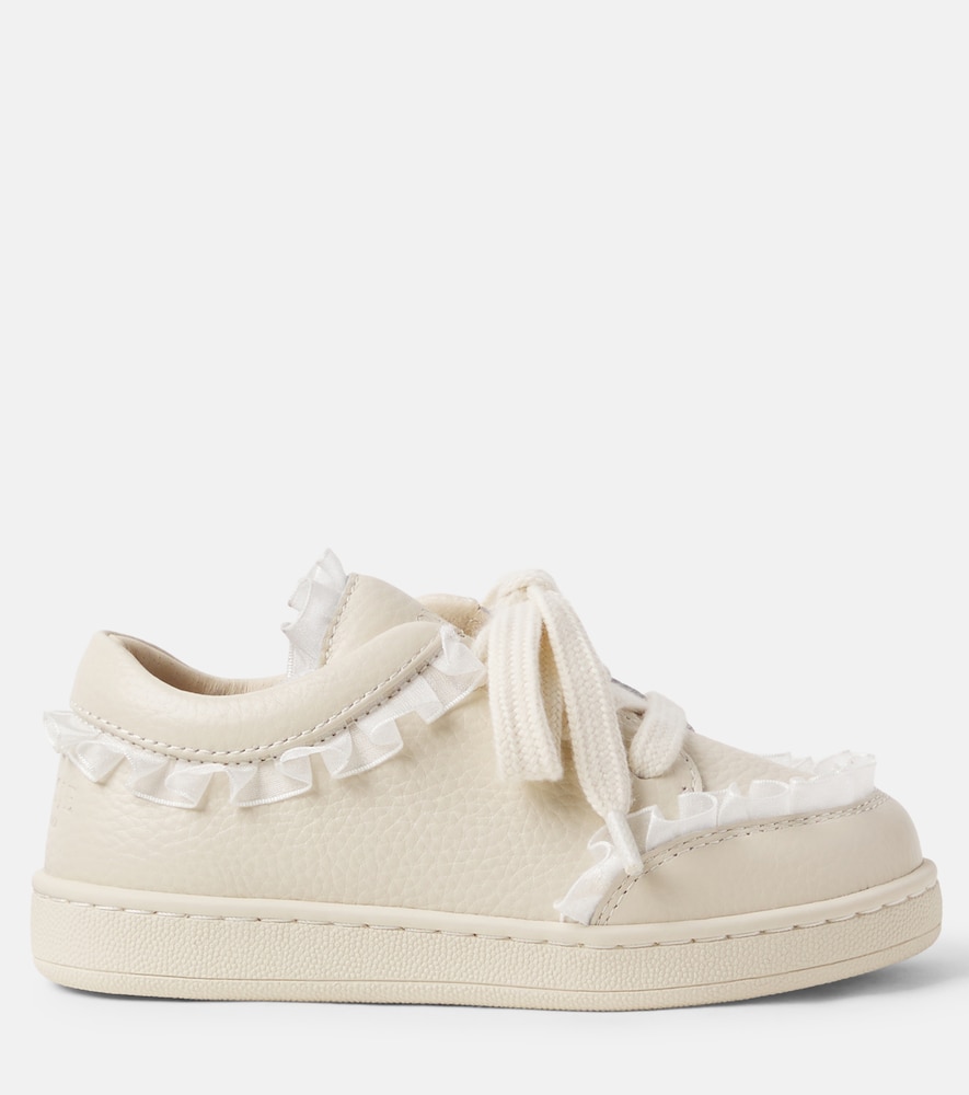  Donsje Donsje Sneakers Lisel Aus Leder Mit Tüll 
