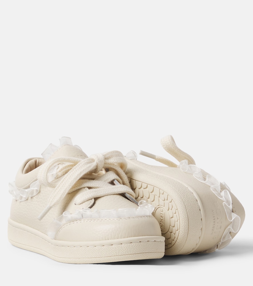  Donsje Donsje Sneakers Lisel Aus Leder Mit Tüll 